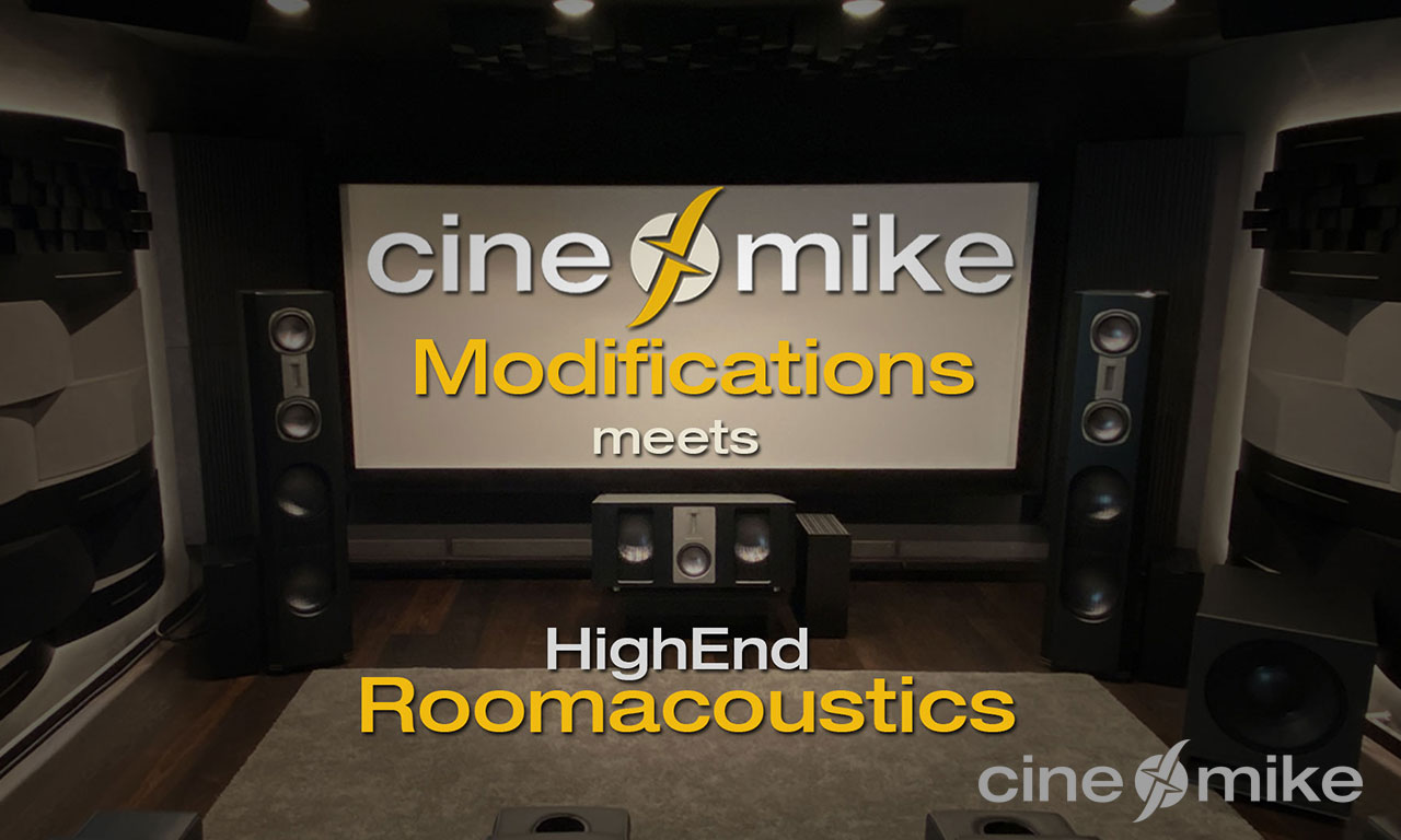 Neues Youtube Video: Cinemike Modifications meets HighEnd Roomacoustics